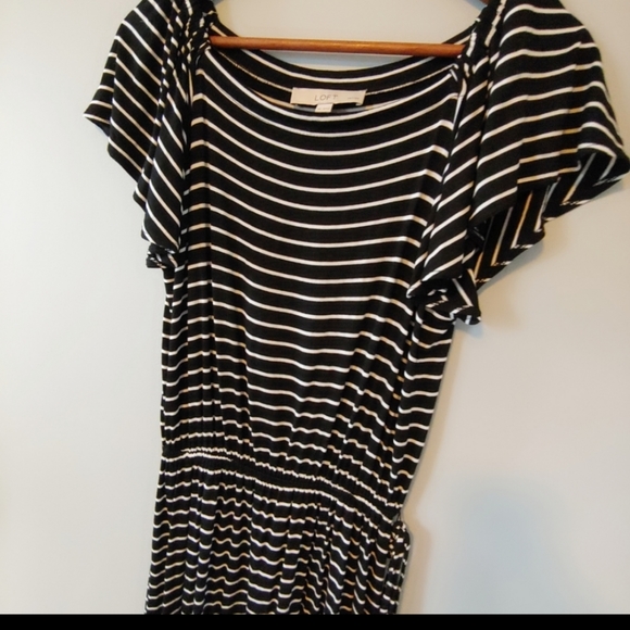 Loft Ann Taylor Midi Dress Petite Medium. - Picture 3 of 7